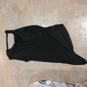 Helmut Lang asymmetrical open back sexy tank top